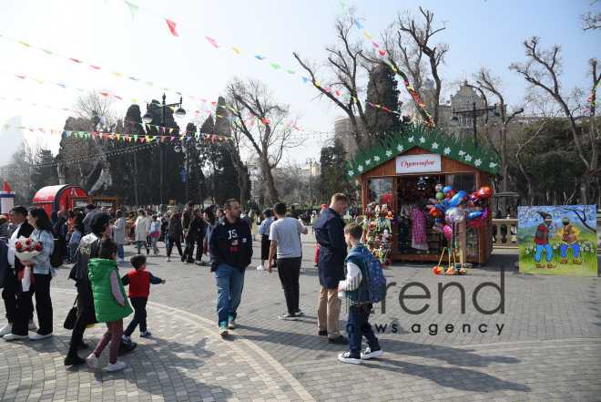 Bakıda Novruz bayramı qeyd olunur Azərbaycan Bakı 20 mart 2023
